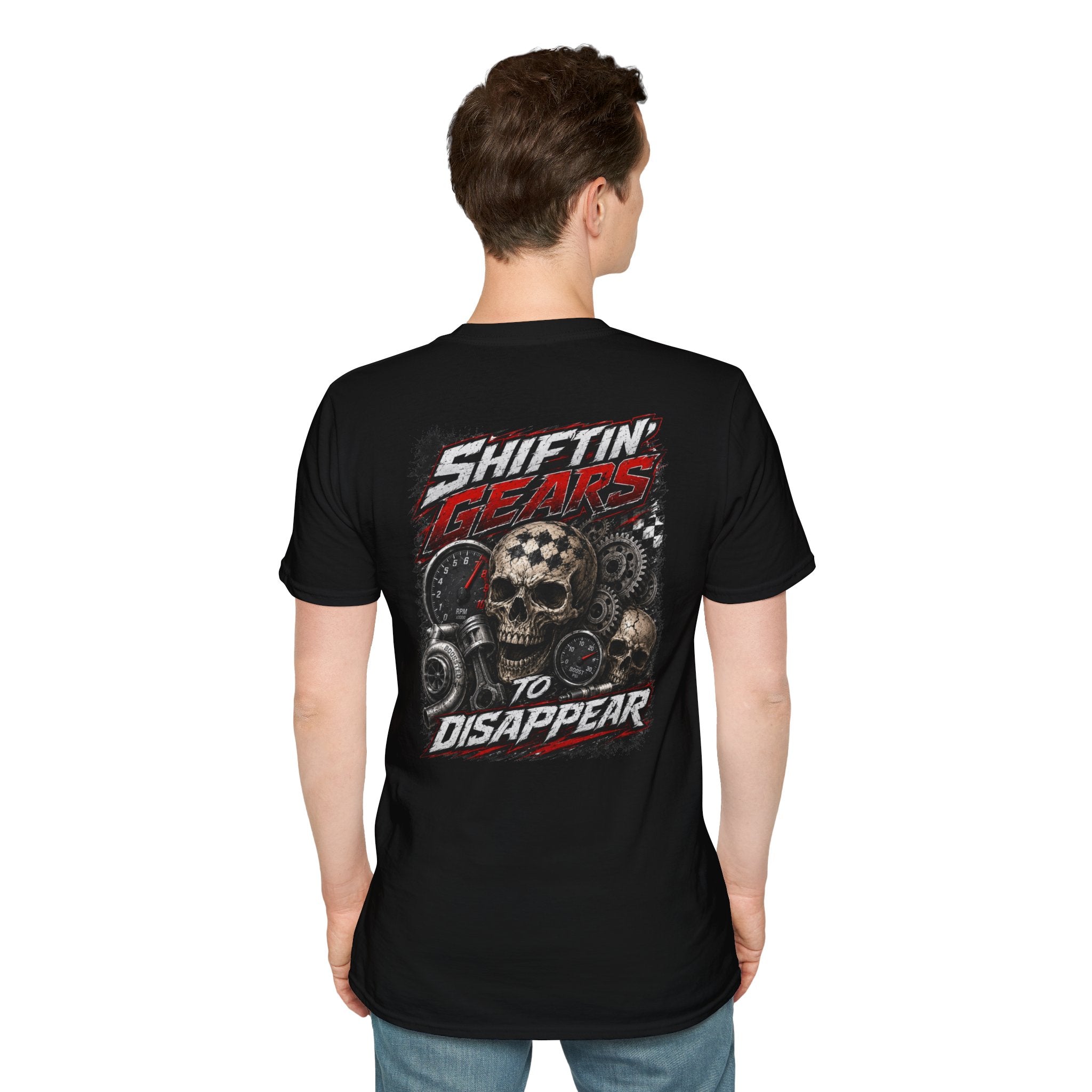 Shifting Gears to Disappear Racing T-Shirt