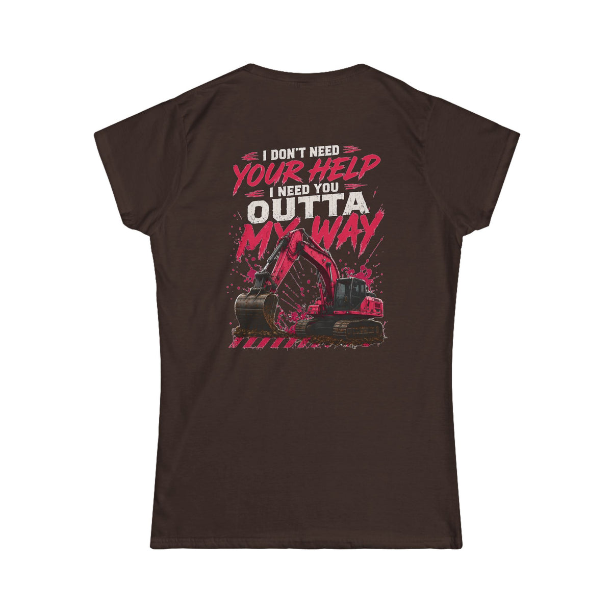 Get Outta My Way Women's Softstyle Tee