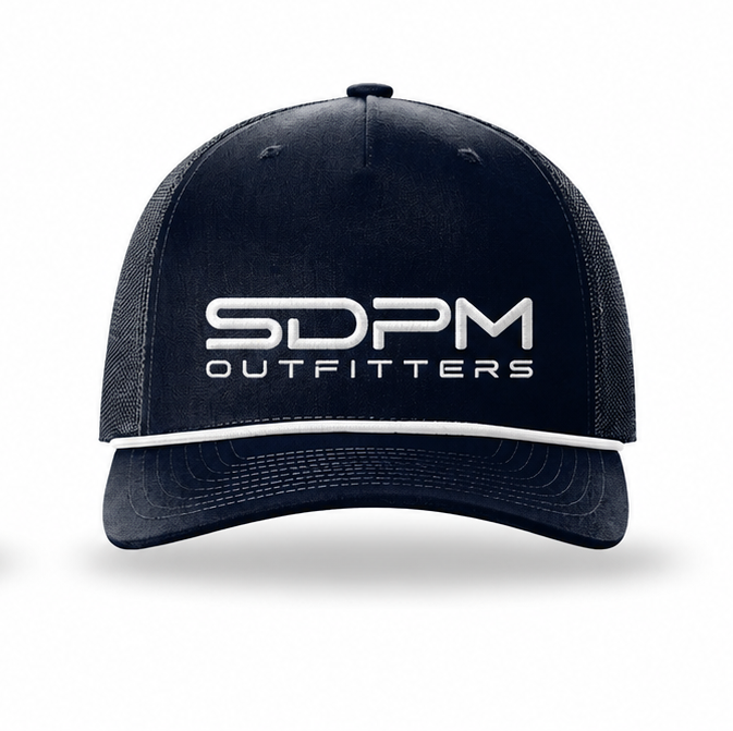 SDPM Five-Panel Trucker Rope Cap