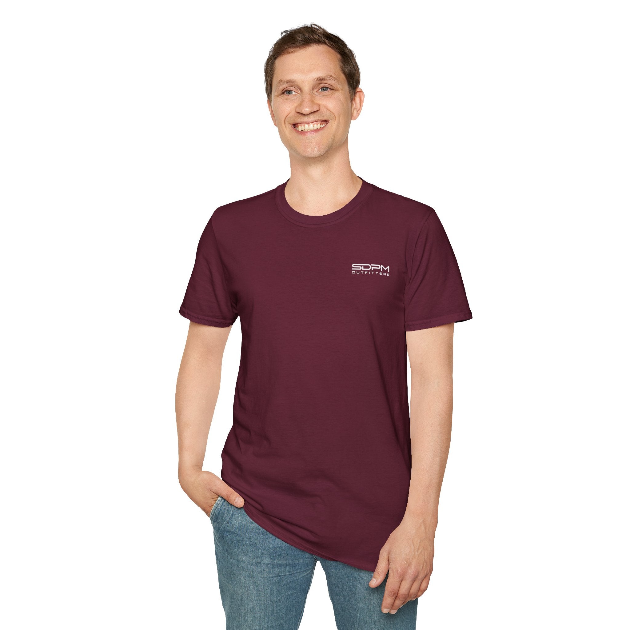 American Old School Semi with Skull T-Shirt