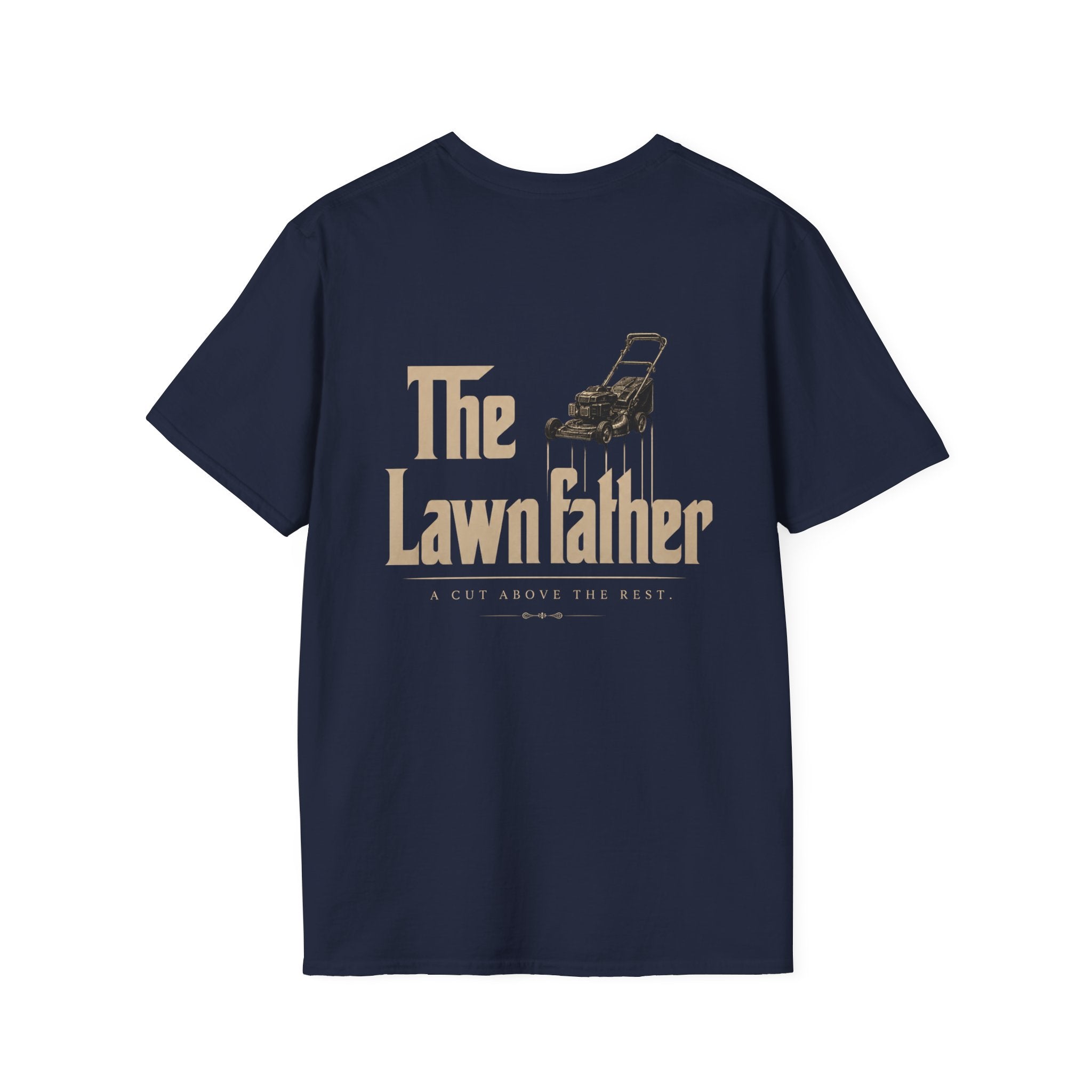 The Lawnfather Funny Mowing Tshirt