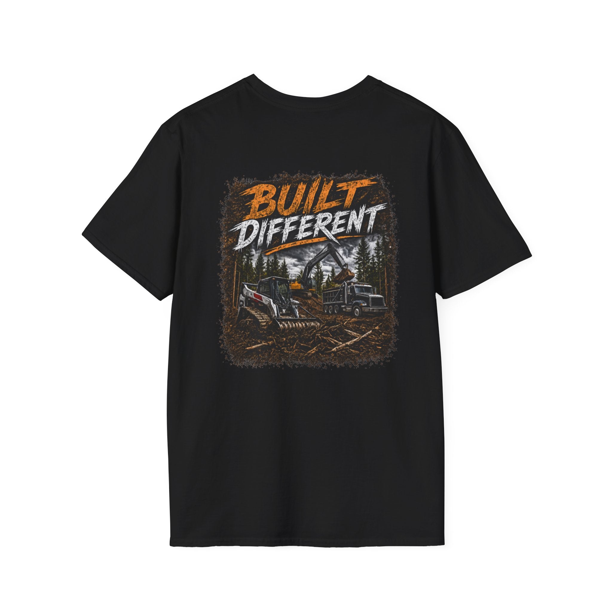 Built Different Skid Steer Construction T-Shirt
