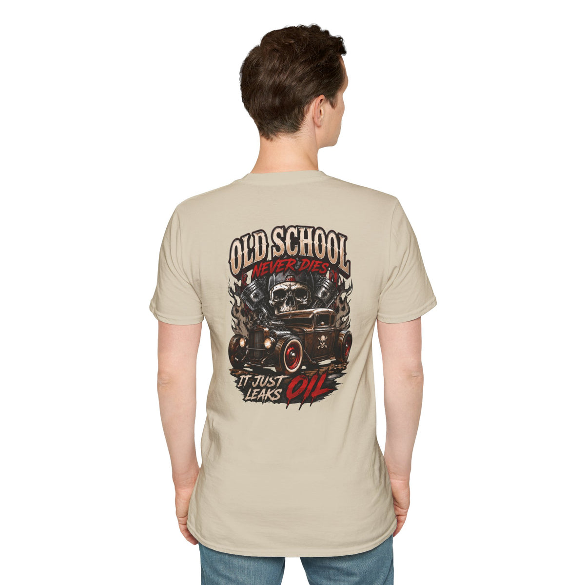 Old School Rat Rod Never Dies T-Shirt