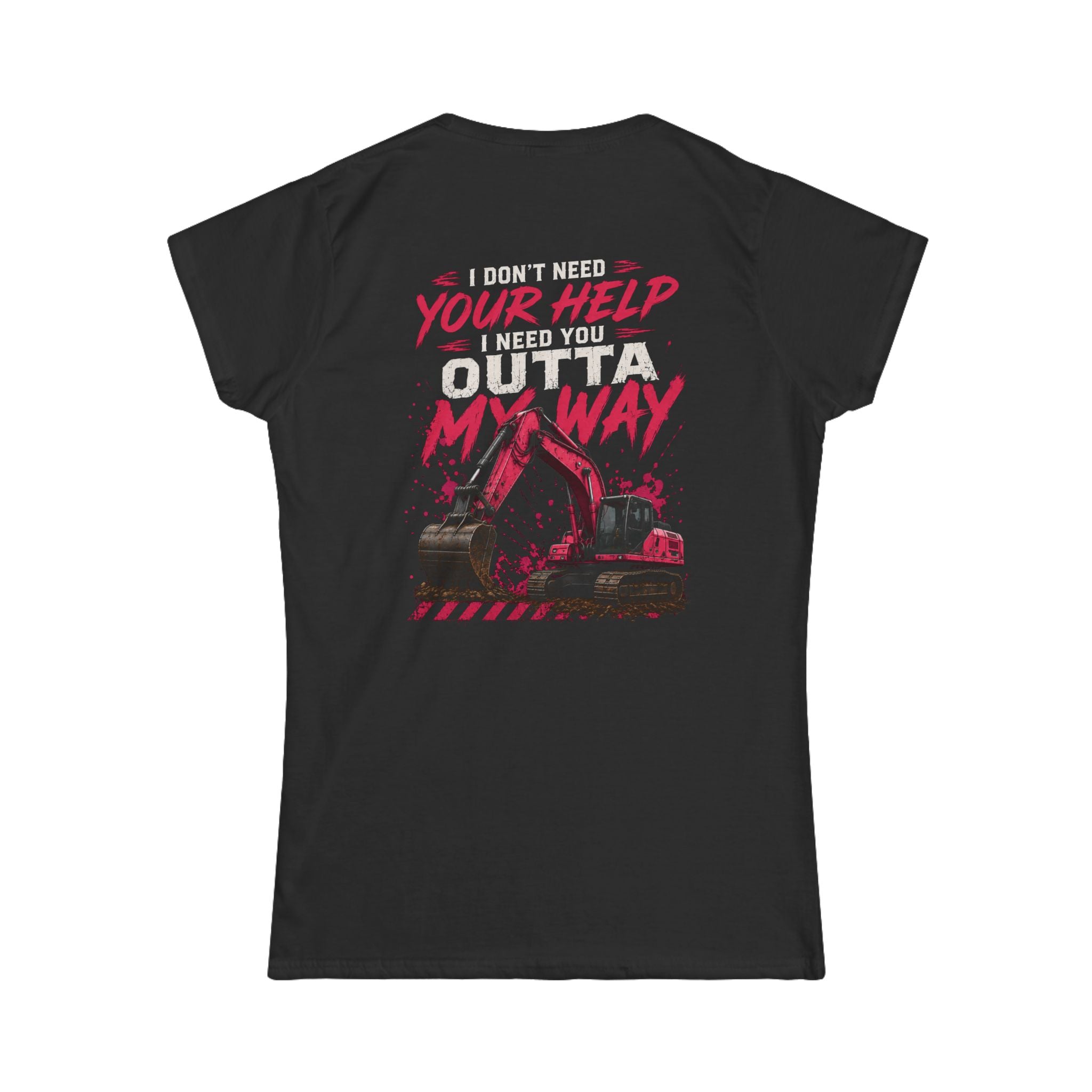 Get Outta My Way Women's Softstyle Tee