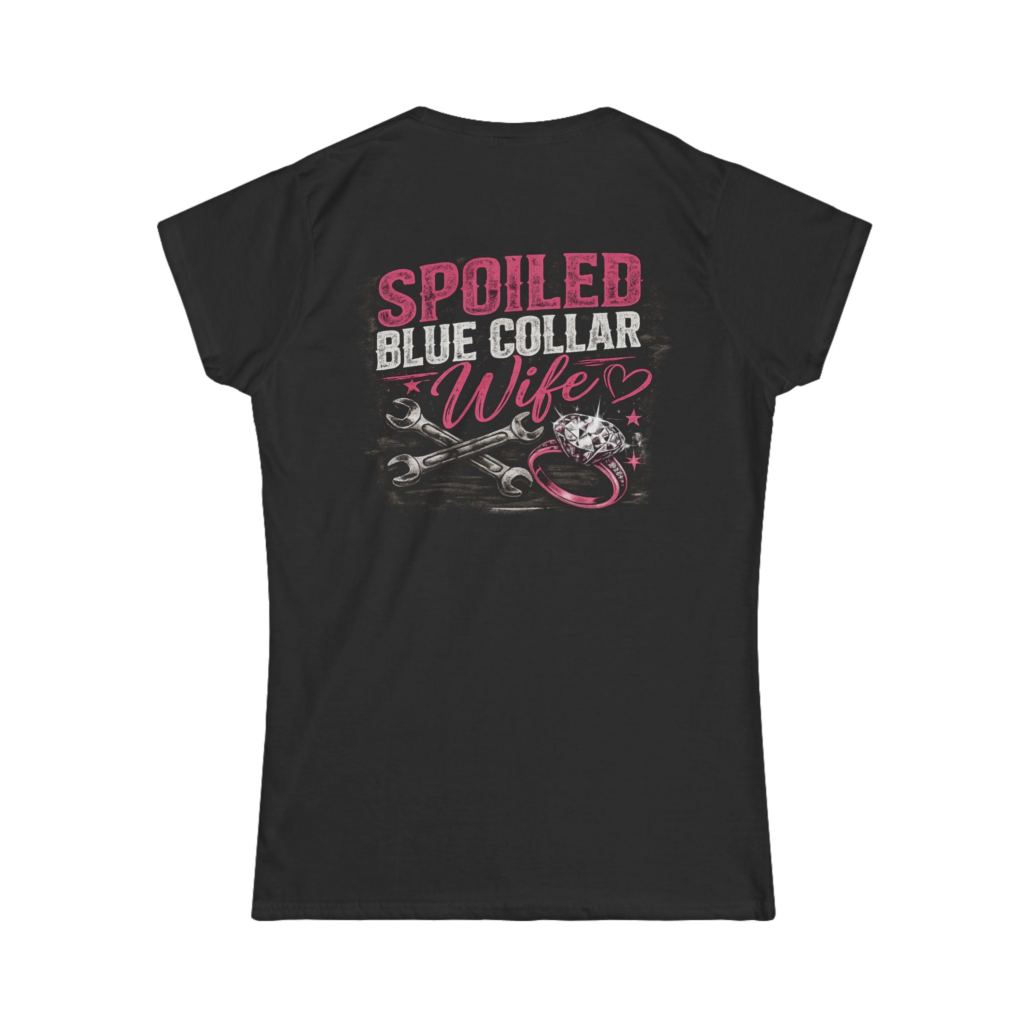 Spoiled Blue Collar Wife Softstyle Tee