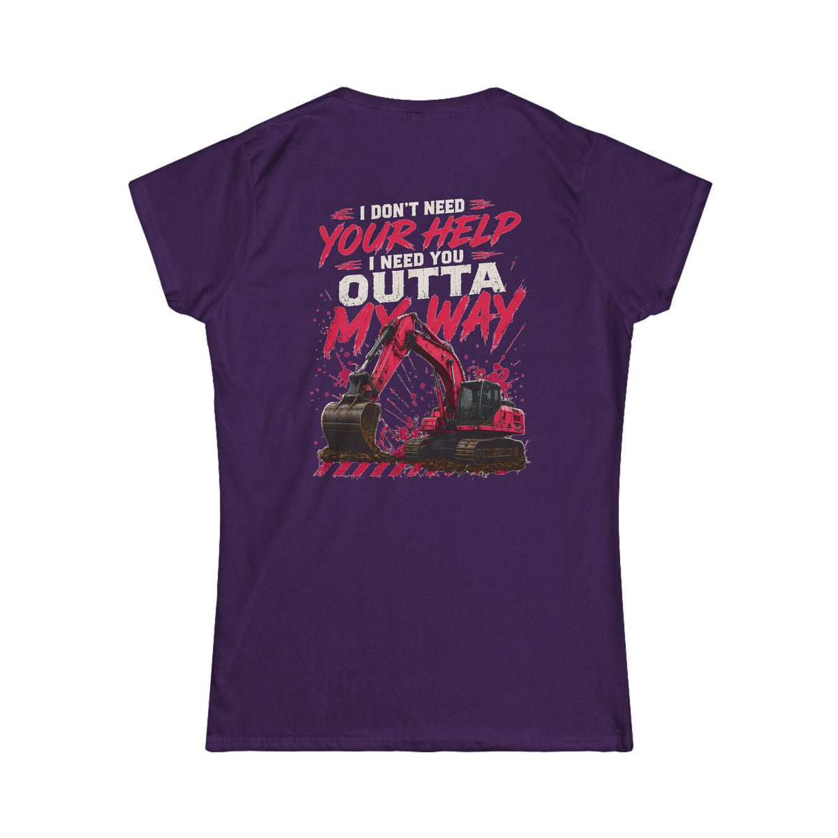 Get Outta My Way Women's Softstyle Tee