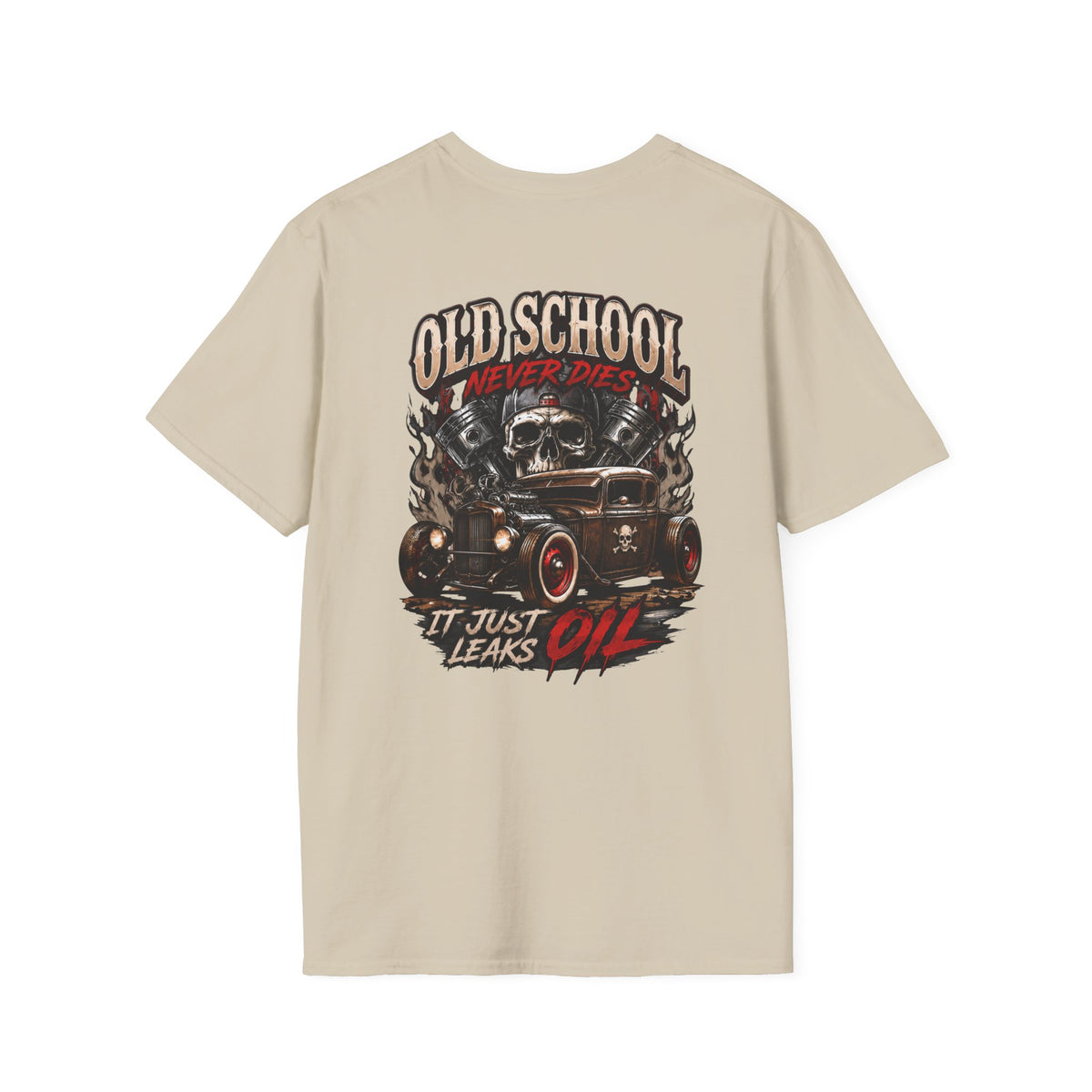 Old School Rat Rod Never Dies T-Shirt
