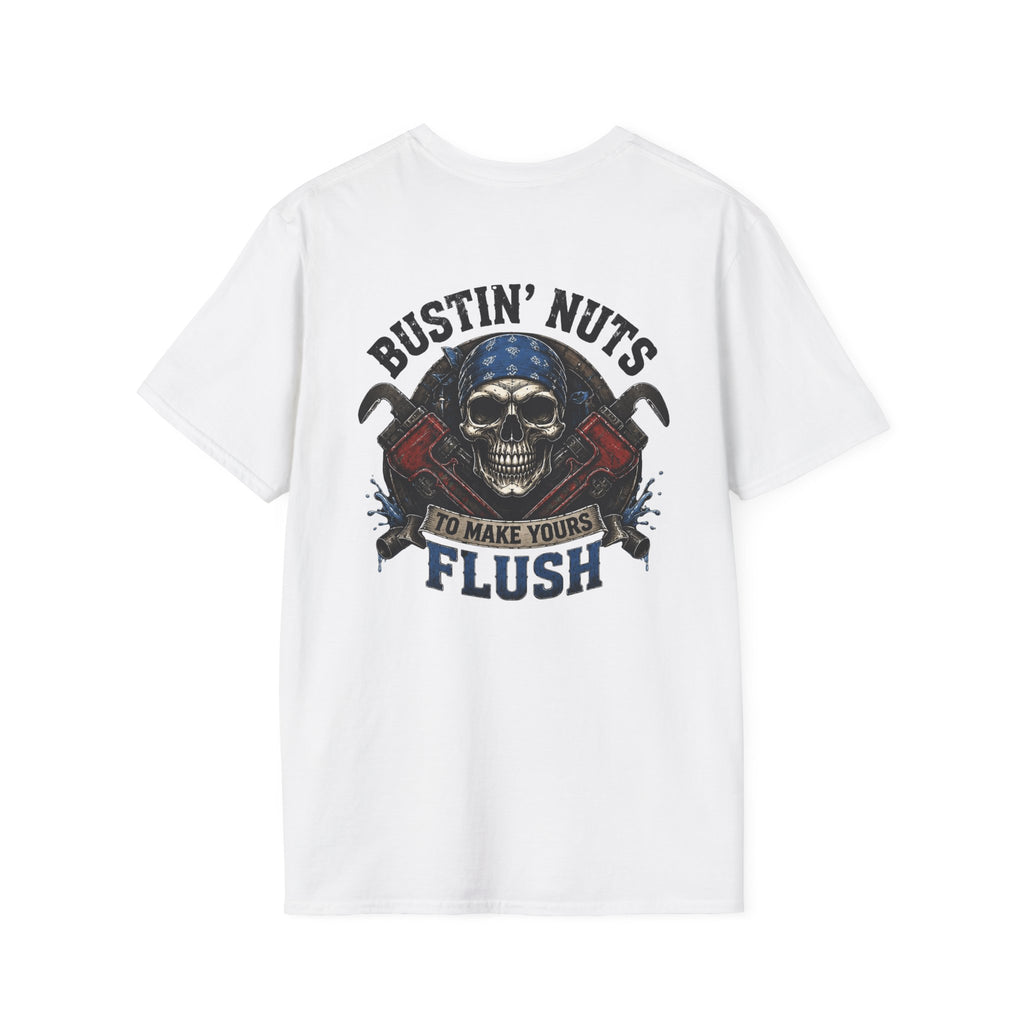 Bustin Nuts Plumbing T-Shirt