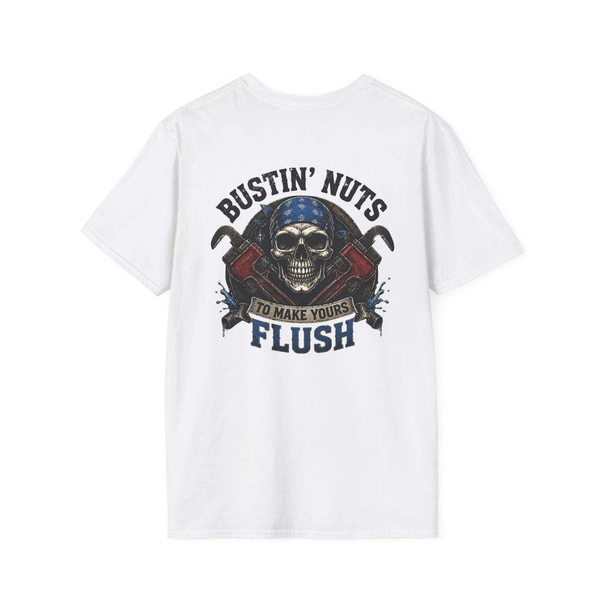 Bustin Nuts Plumbing T-Shirt