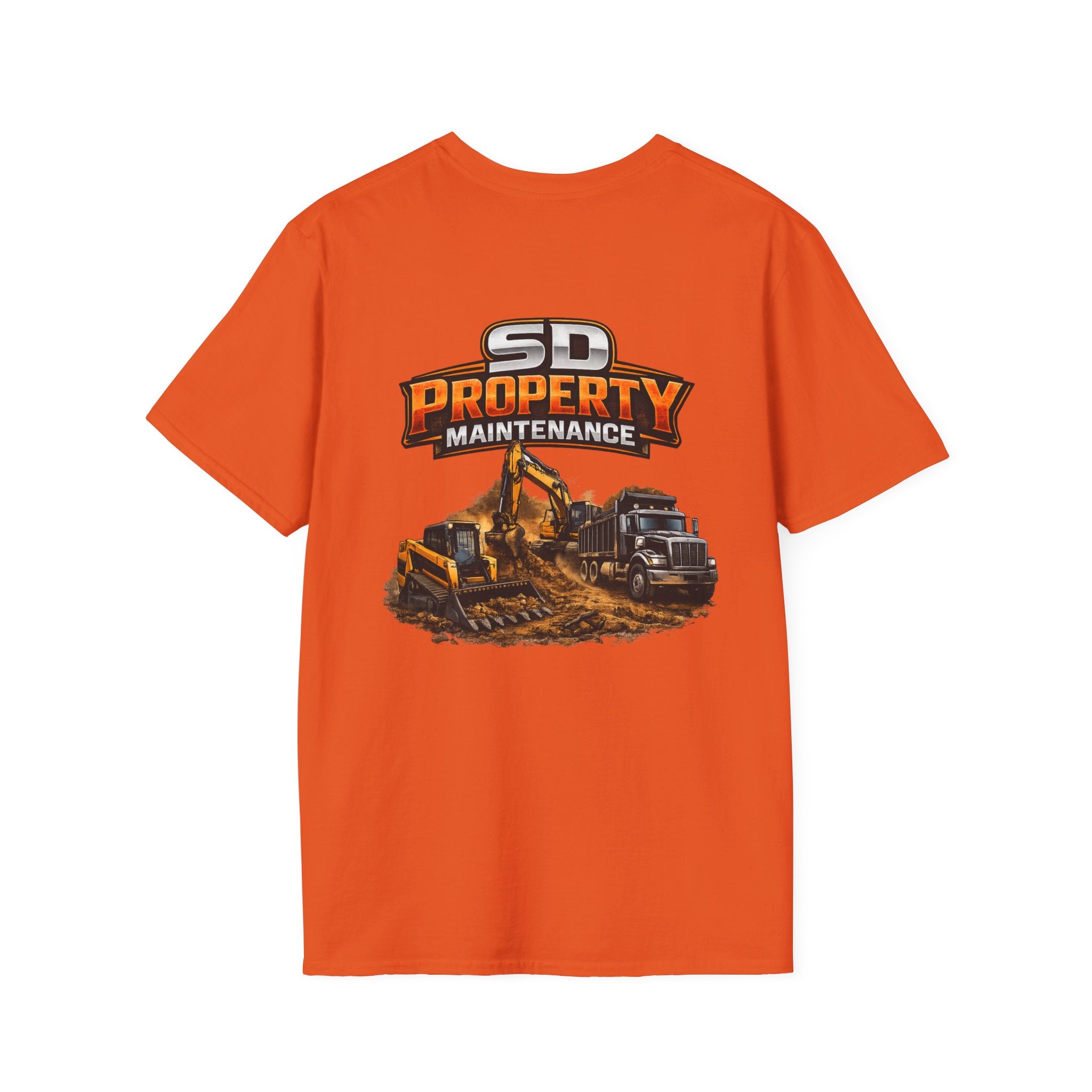 SD Property Maintenance Shirt Skid Steer Dump Truck Excavator