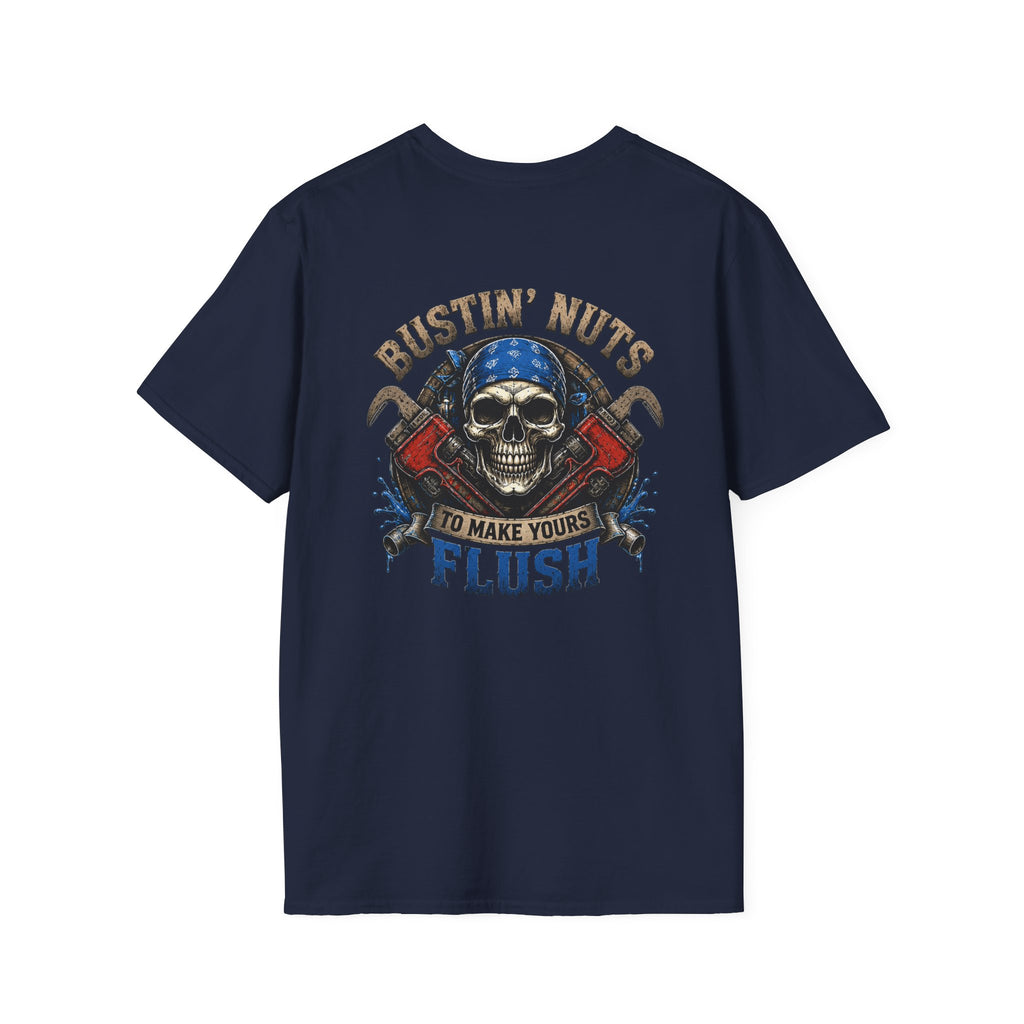 Bustin Nuts Plumbing T-Shirt