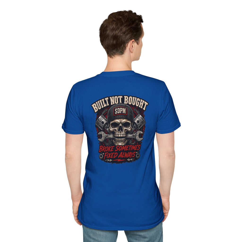 Built Not Bought Skull T-Shirt