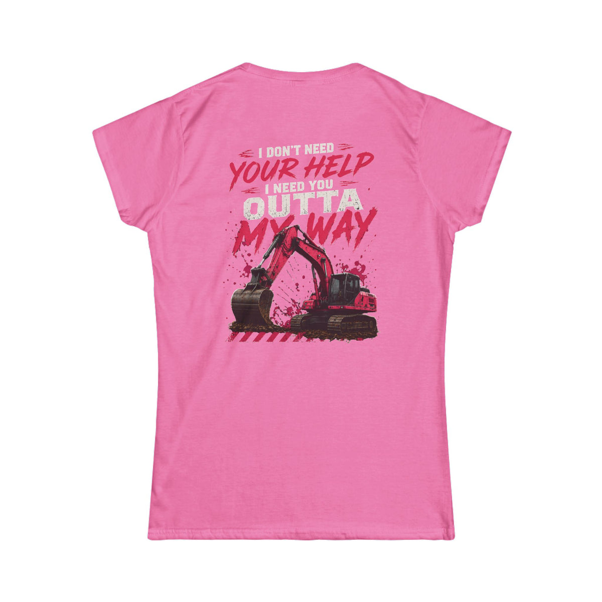Get Outta My Way Women's Softstyle Tee