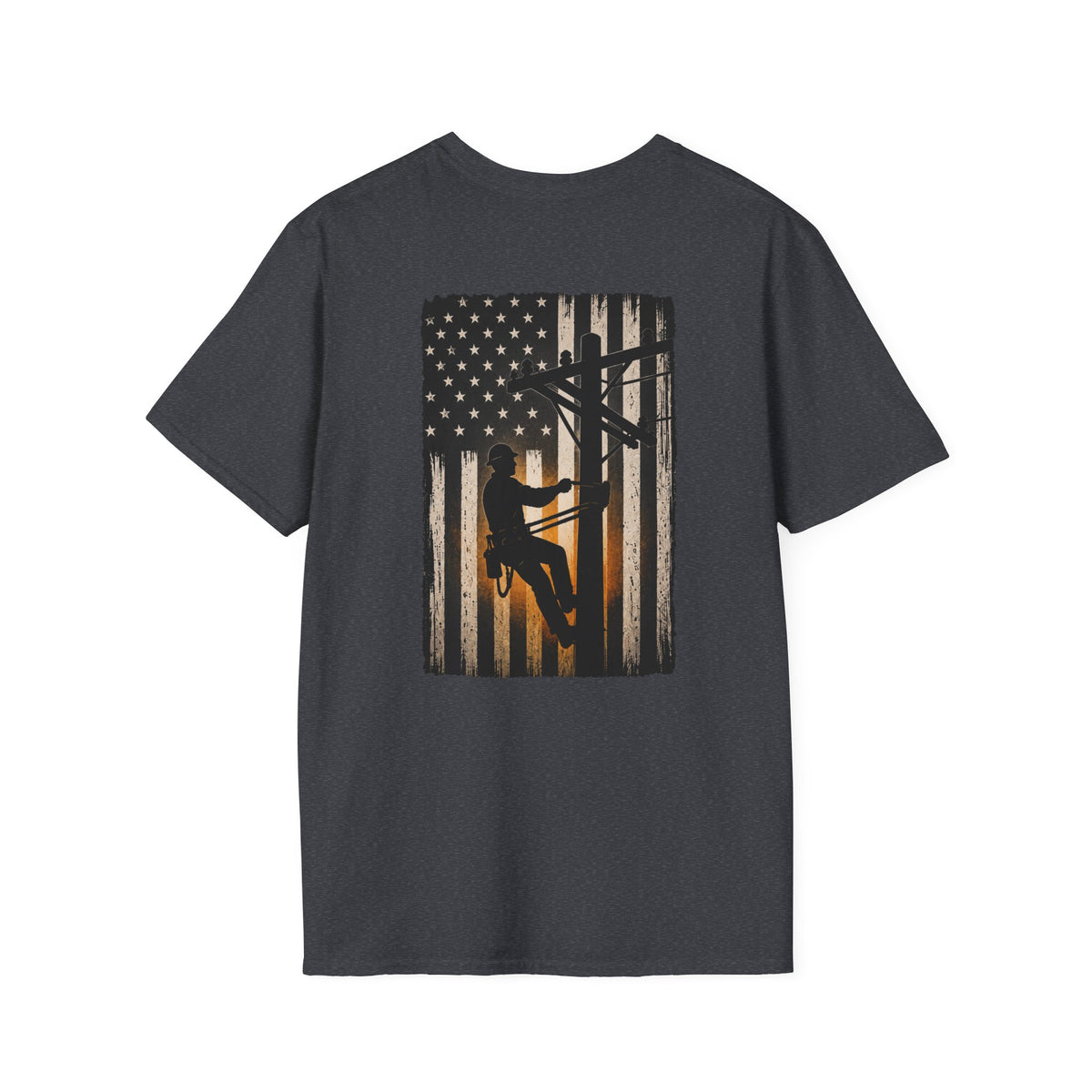 Lineman American Flag T-Shirt