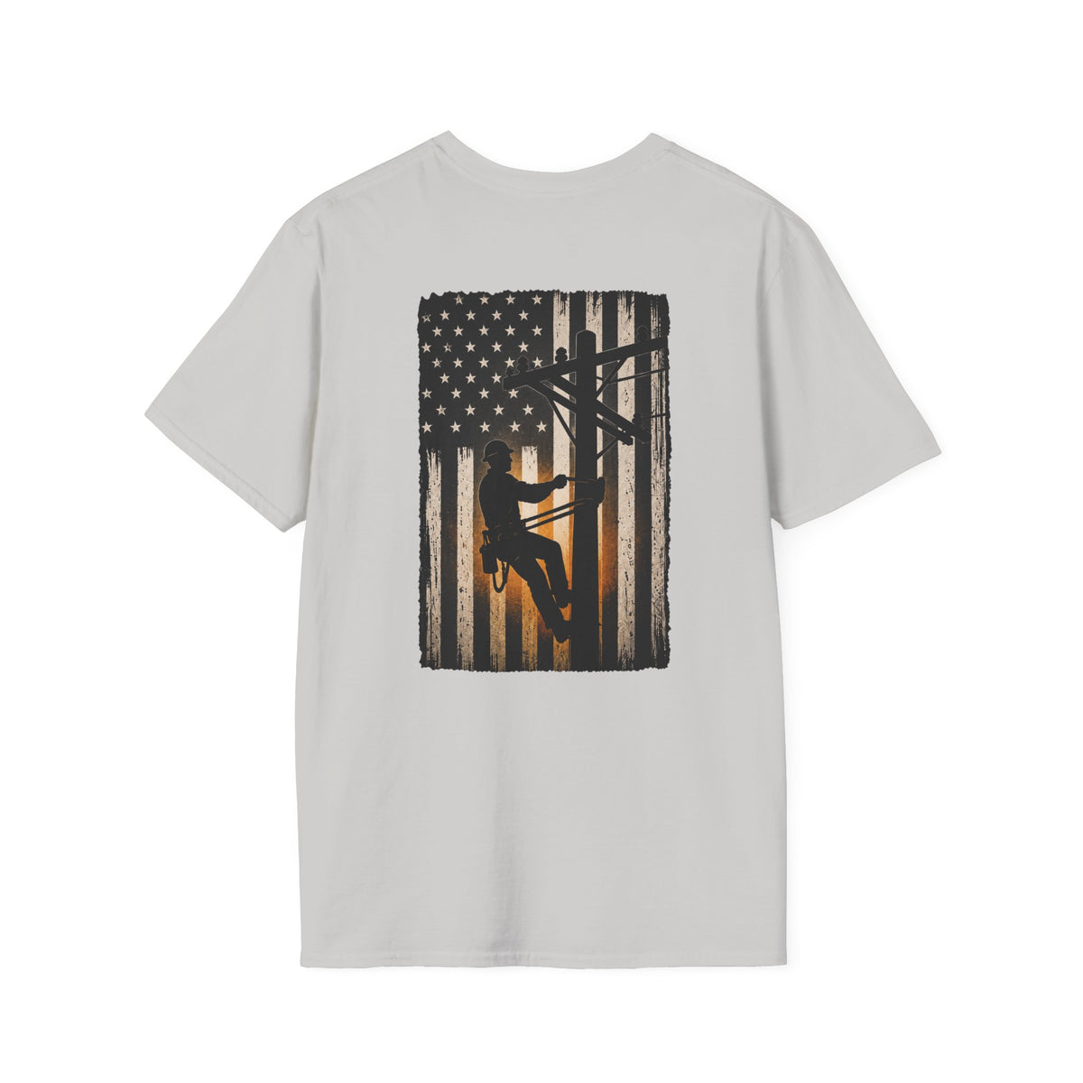 Lineman American Flag T-Shirt