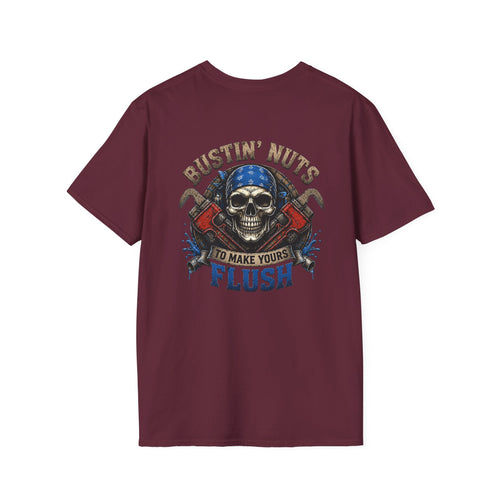 Bustin Nuts Plumbing T-Shirt