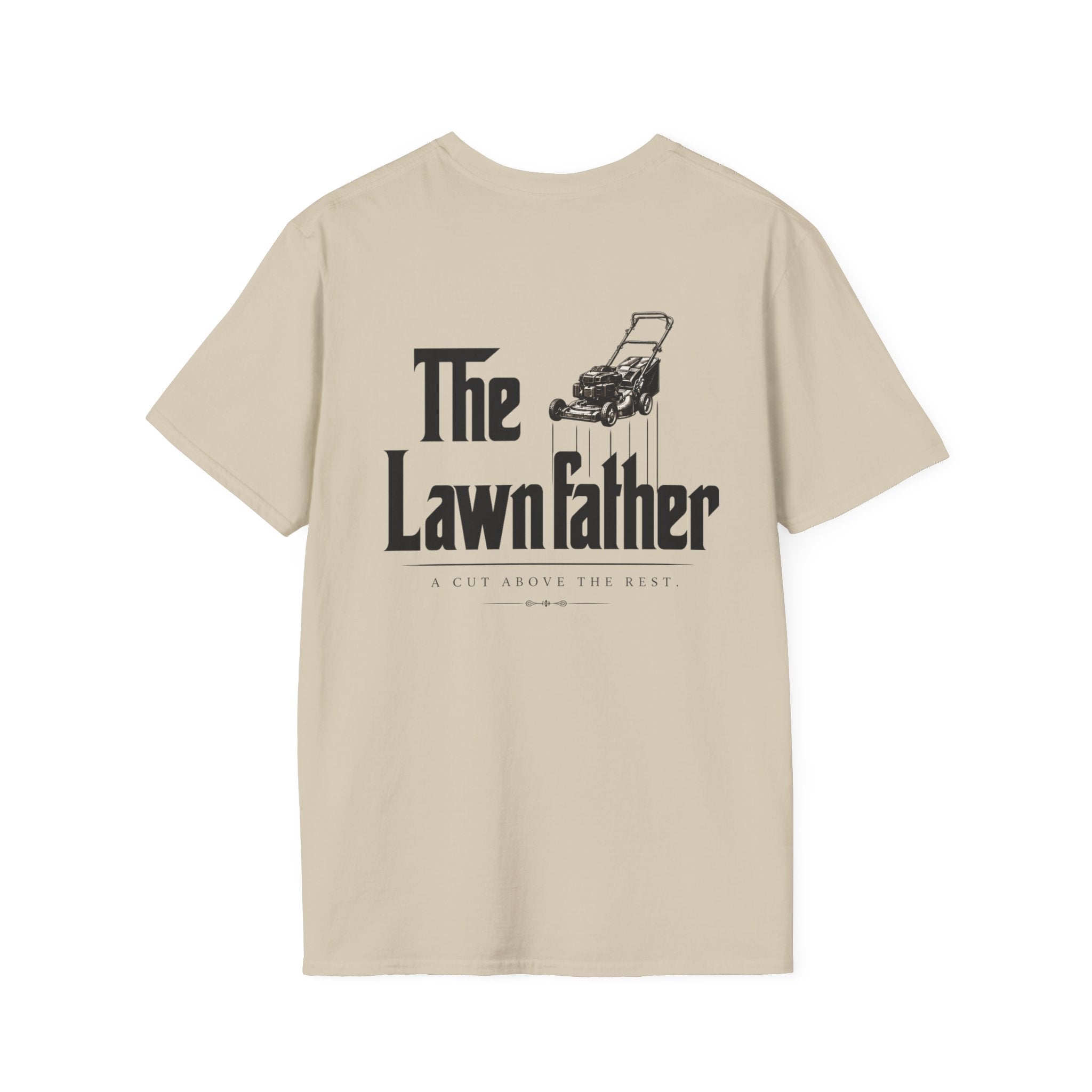 The Lawnfather Funny Mowing Tshirt