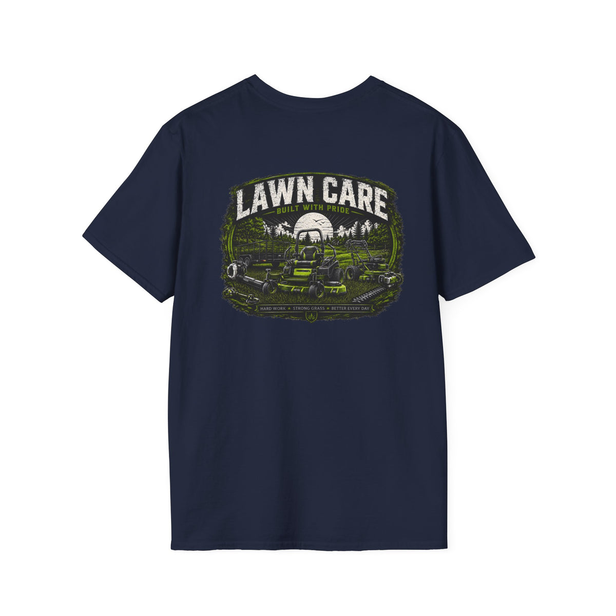 Lawn Care Built with Pride Tshirt