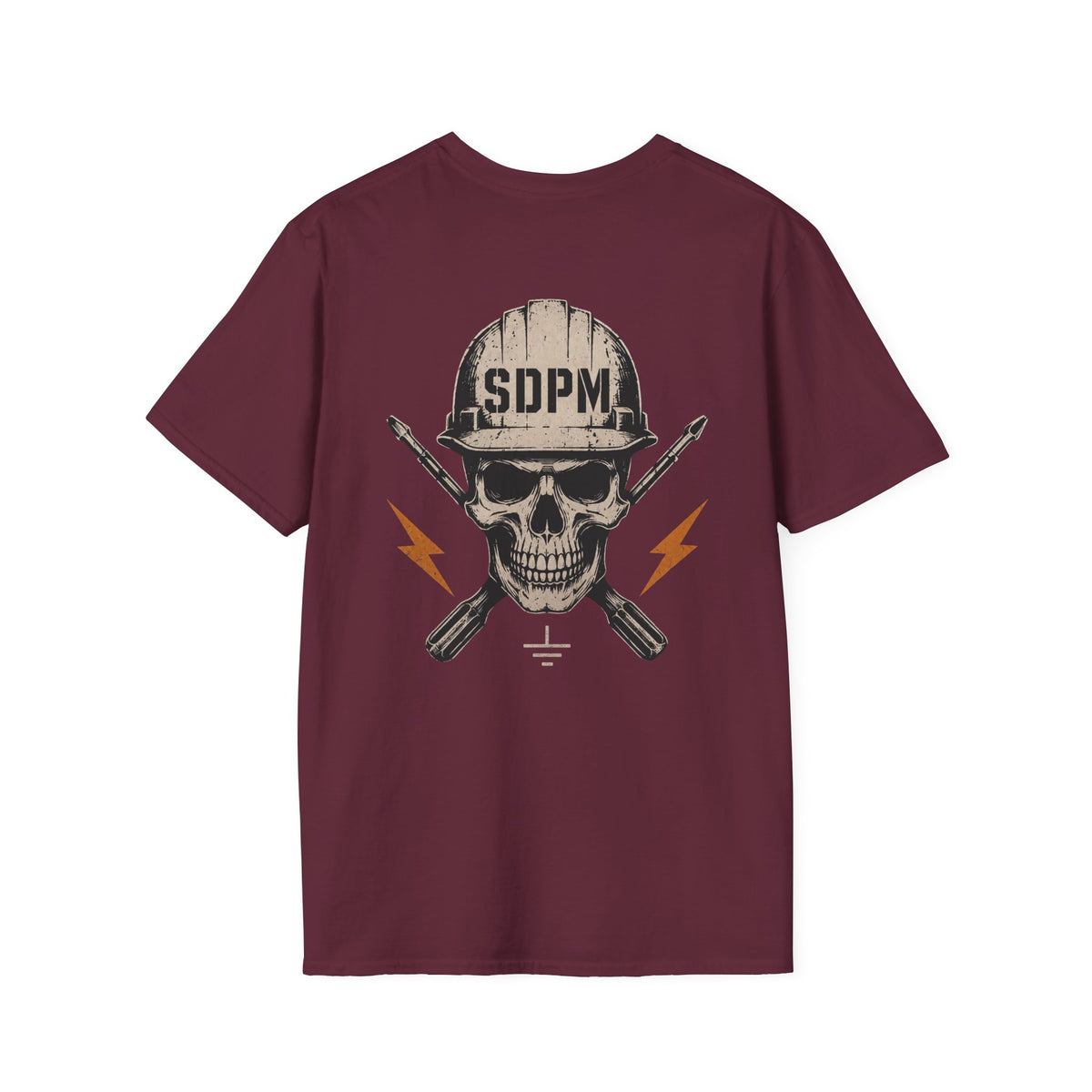 Electrician Skull T-Shirt