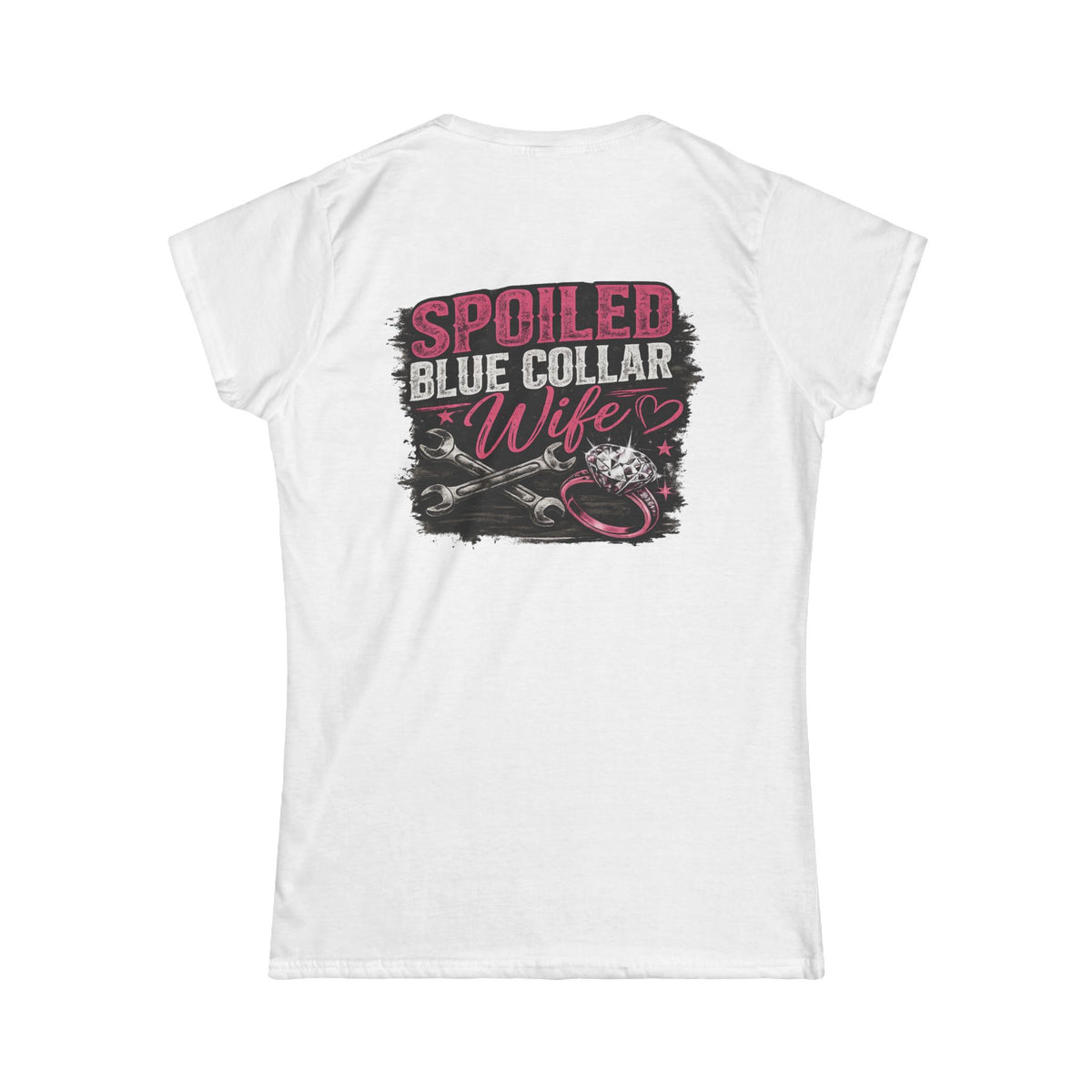 Spoiled Blue Collar Wife Softstyle Tee