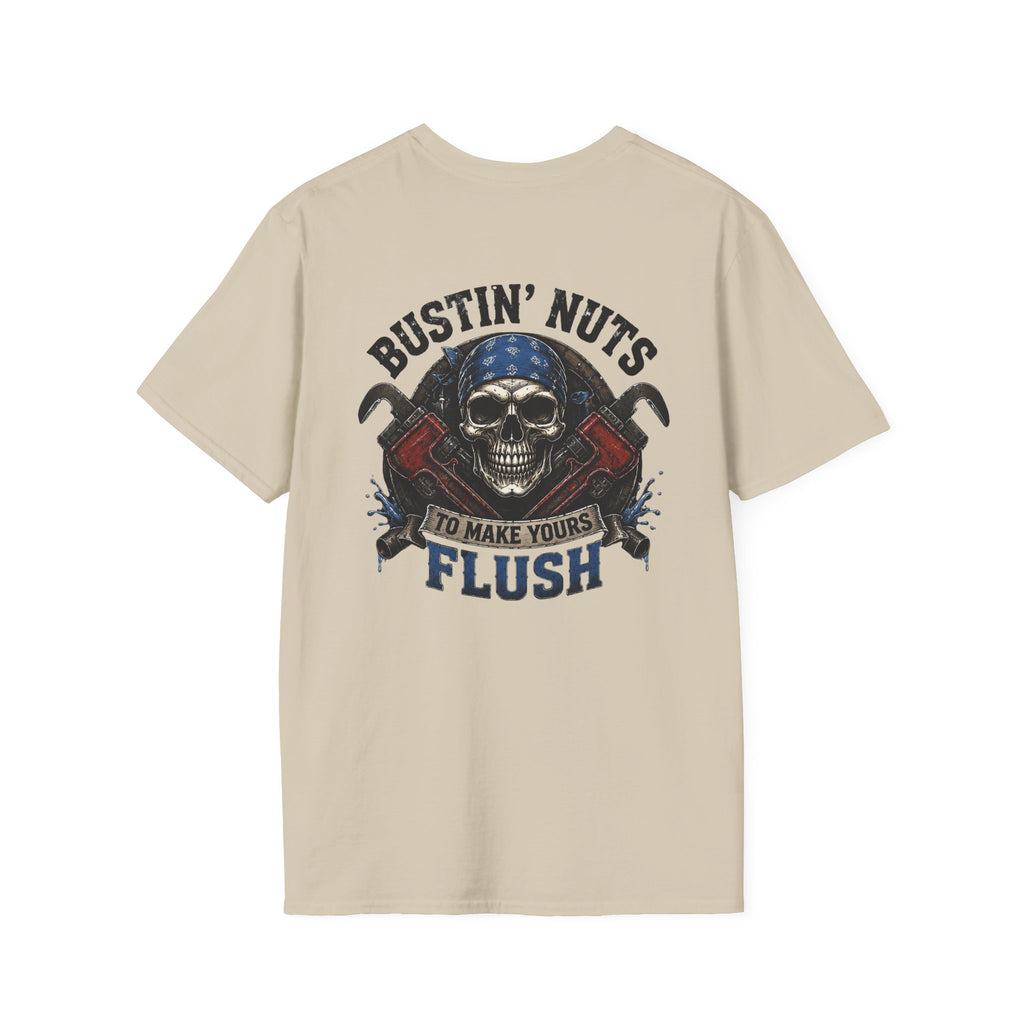 Bustin Nuts Plumbing T-Shirt