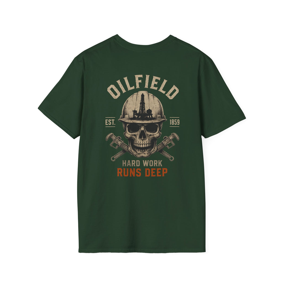 Oilfield Hard Work Runs Deep T-Shirt