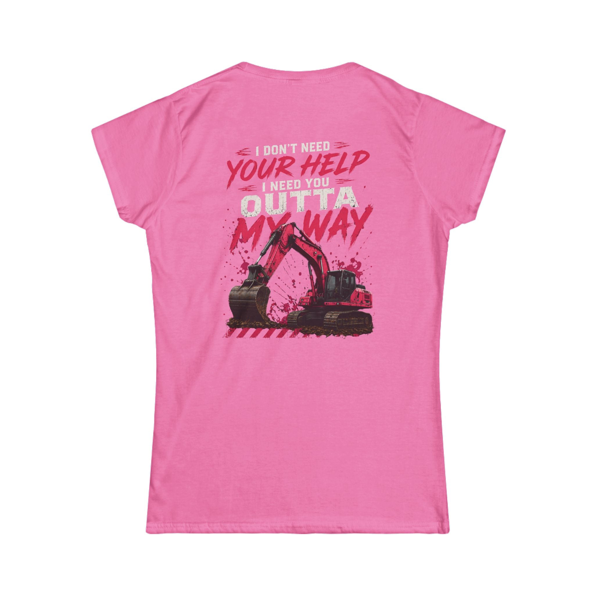 Get Outta My Way Women's Softstyle Tee
