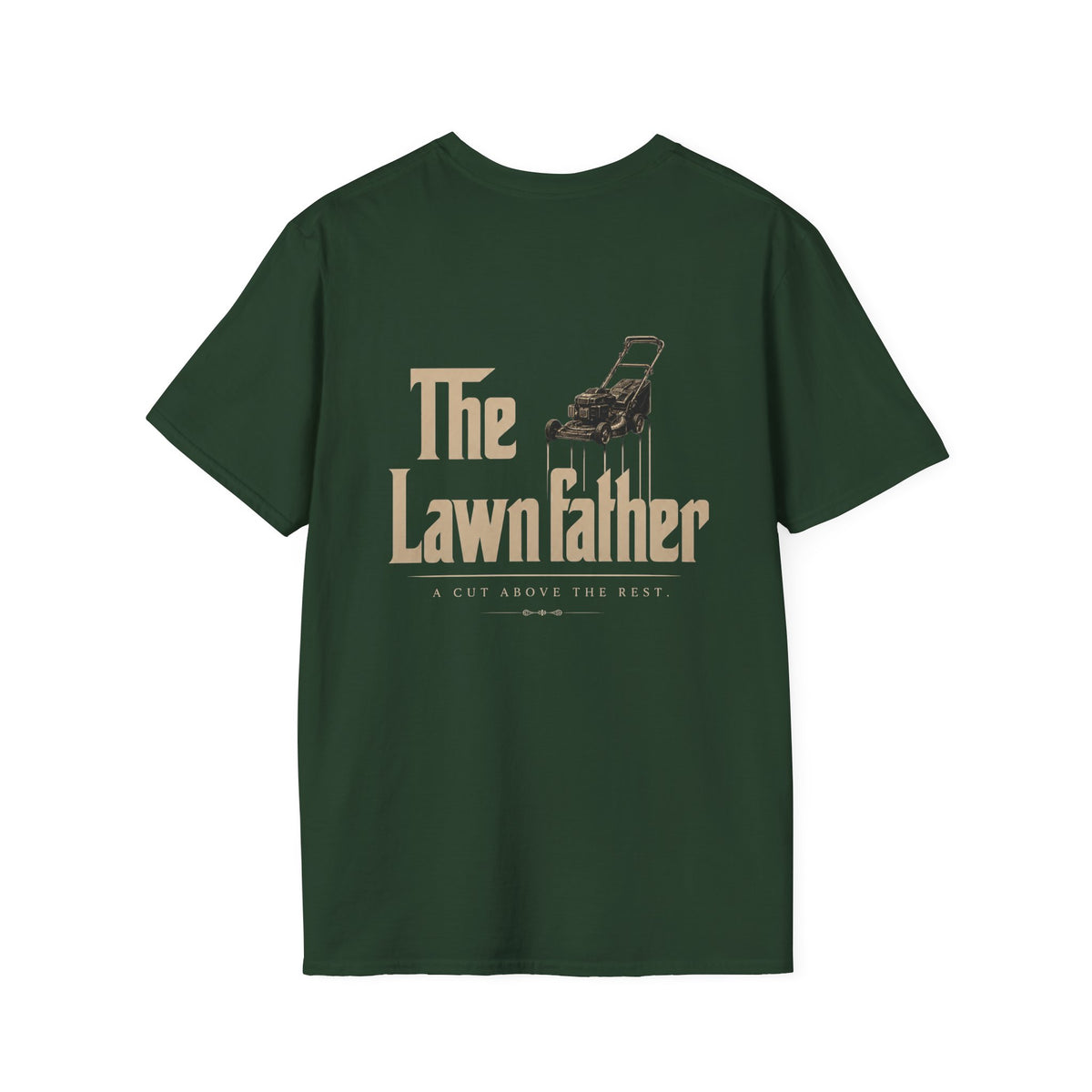 The Lawnfather Funny Mowing Tshirt