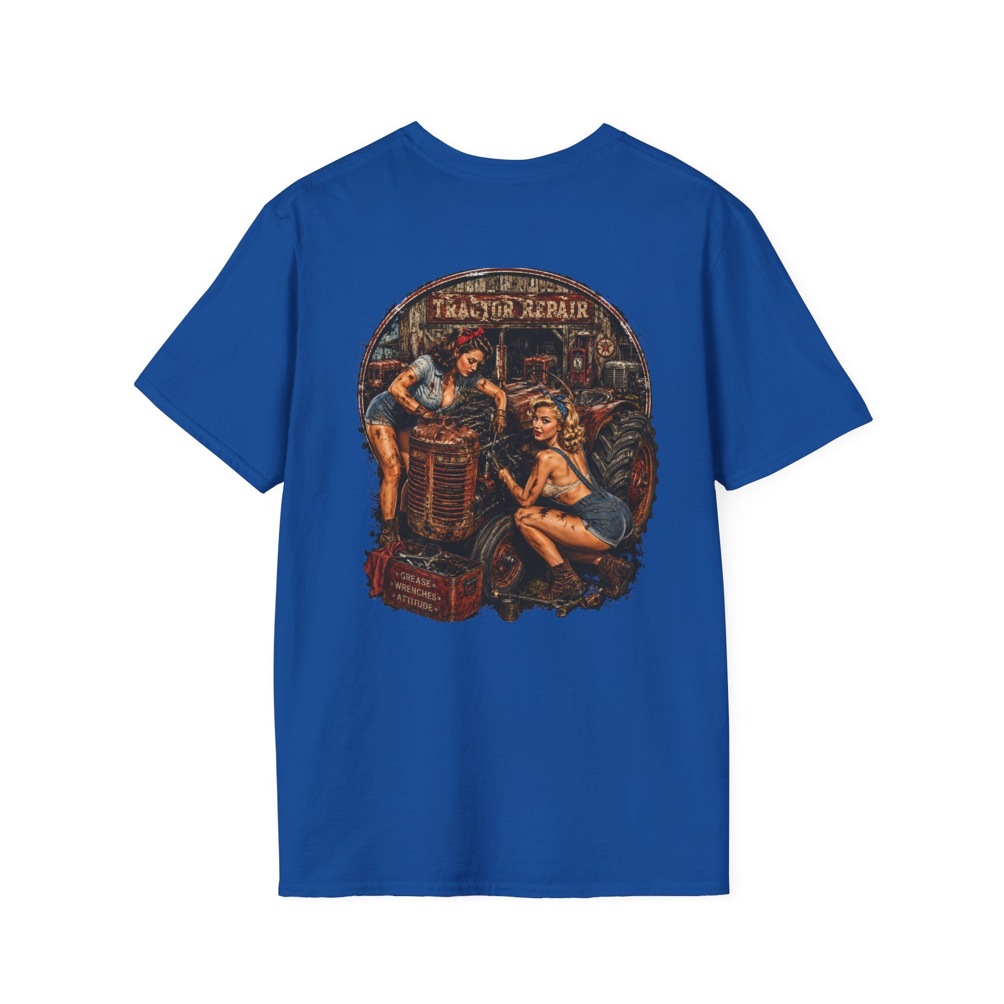 Pinup Girls Tractor Mechanic Tshirt