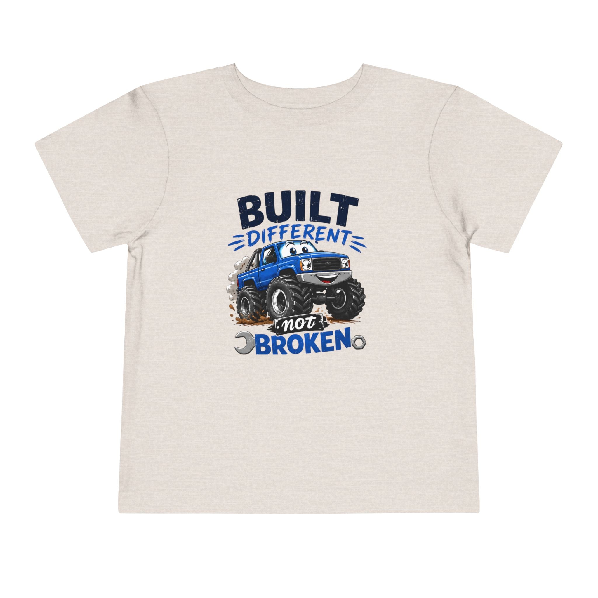 Toddler Tee Built Different Not Broken