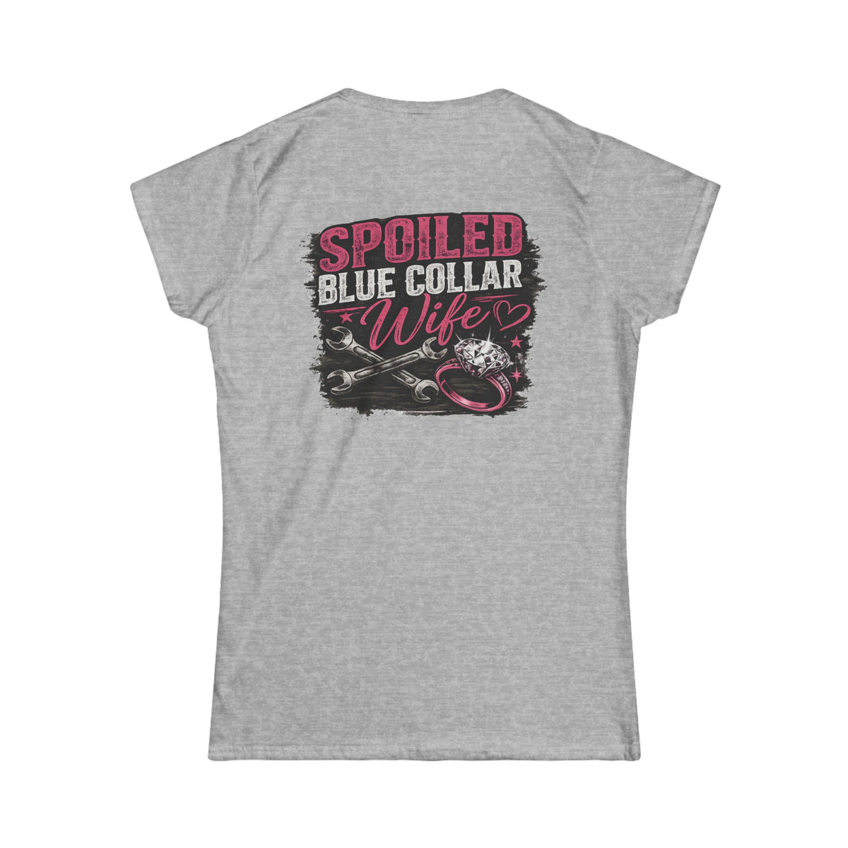 Spoiled Blue Collar Wife Softstyle Tee