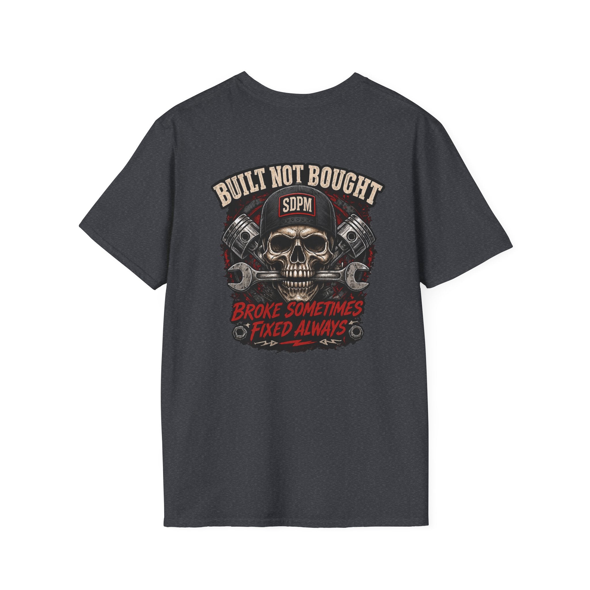 Built Not Bought Skull T-Shirt