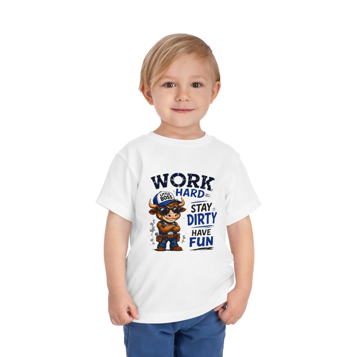 Work Hard Stay Dirty Toddler Tee