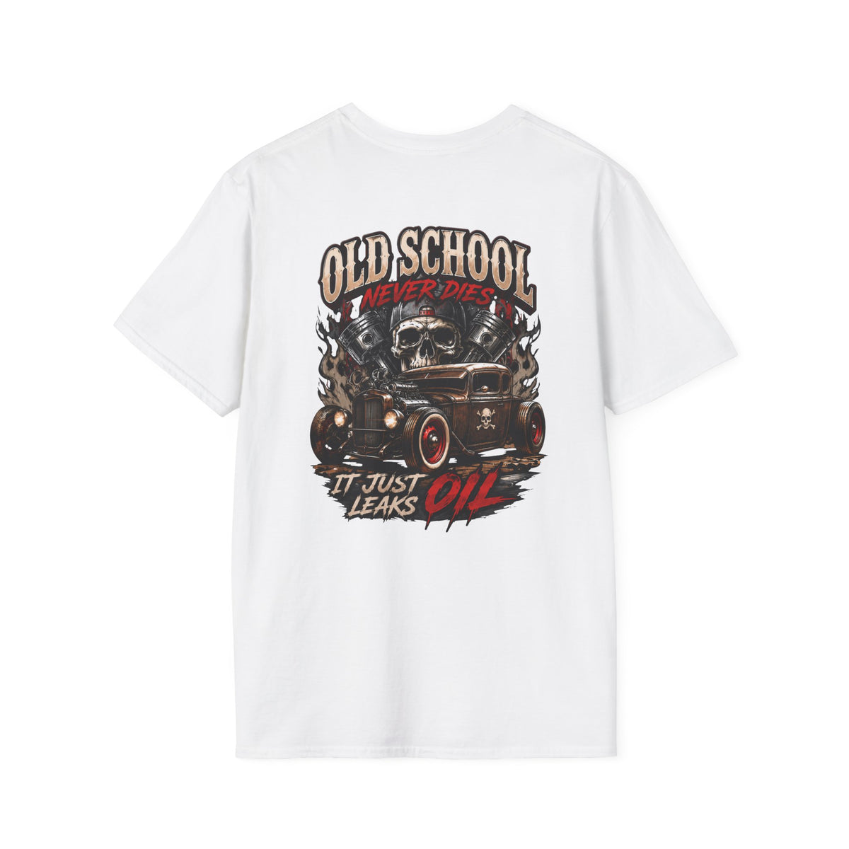 Old School Rat Rod Never Dies T-Shirt
