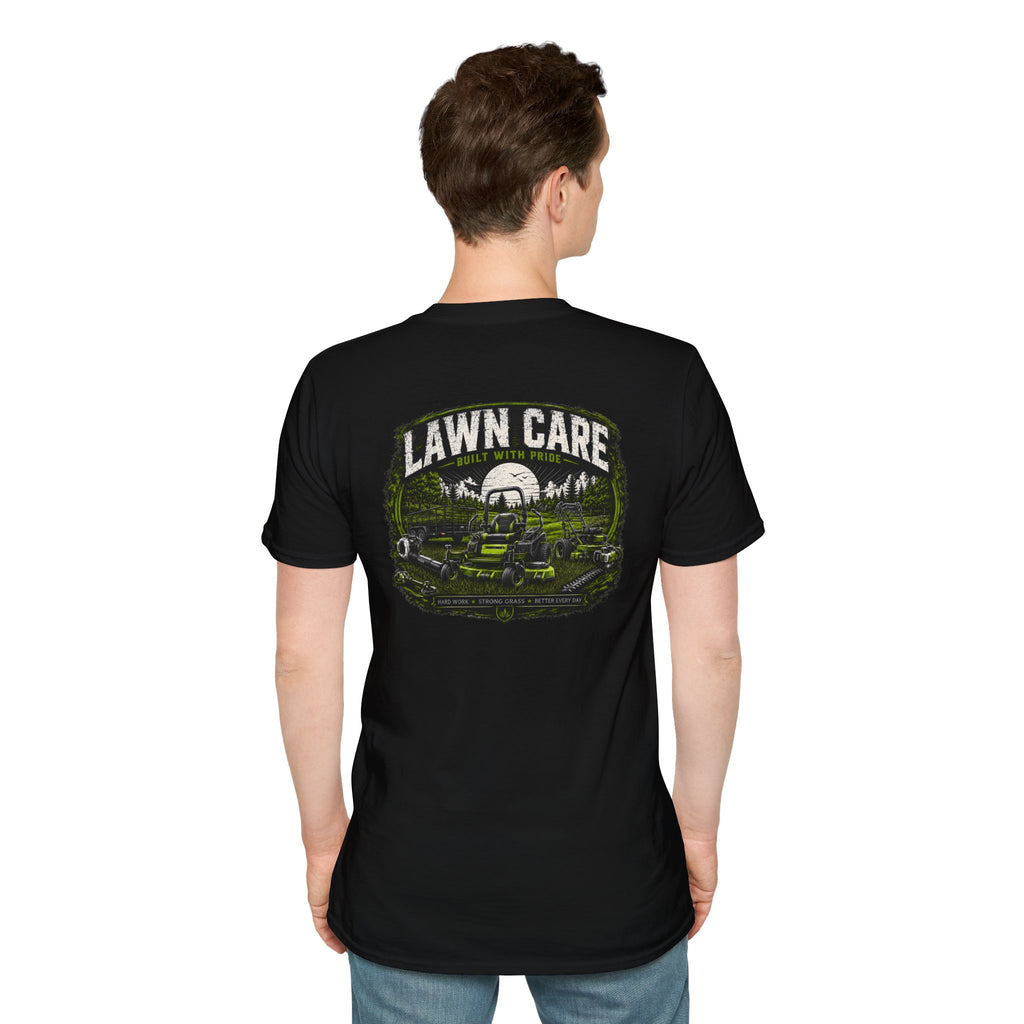 Lawn Care Built with Pride Tshirt