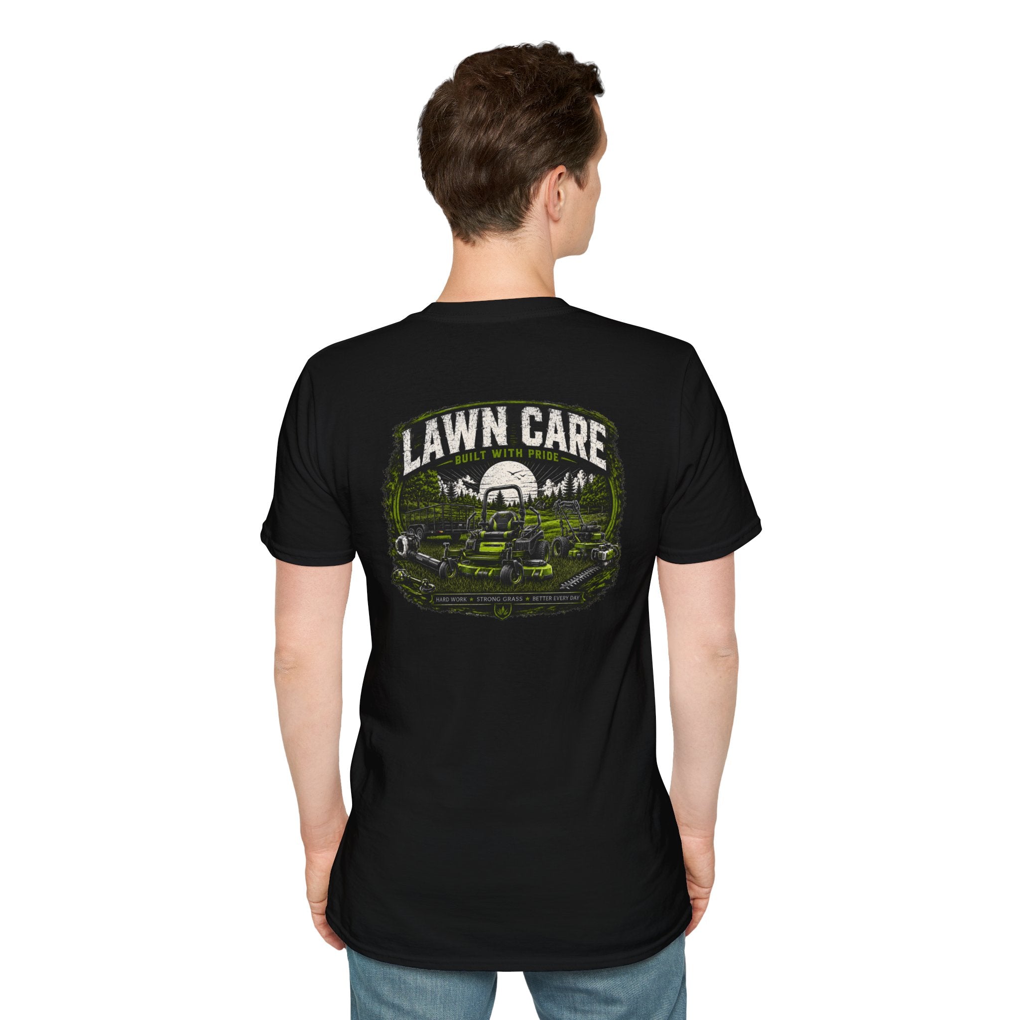 Lawn Care Built with Pride Tshirt