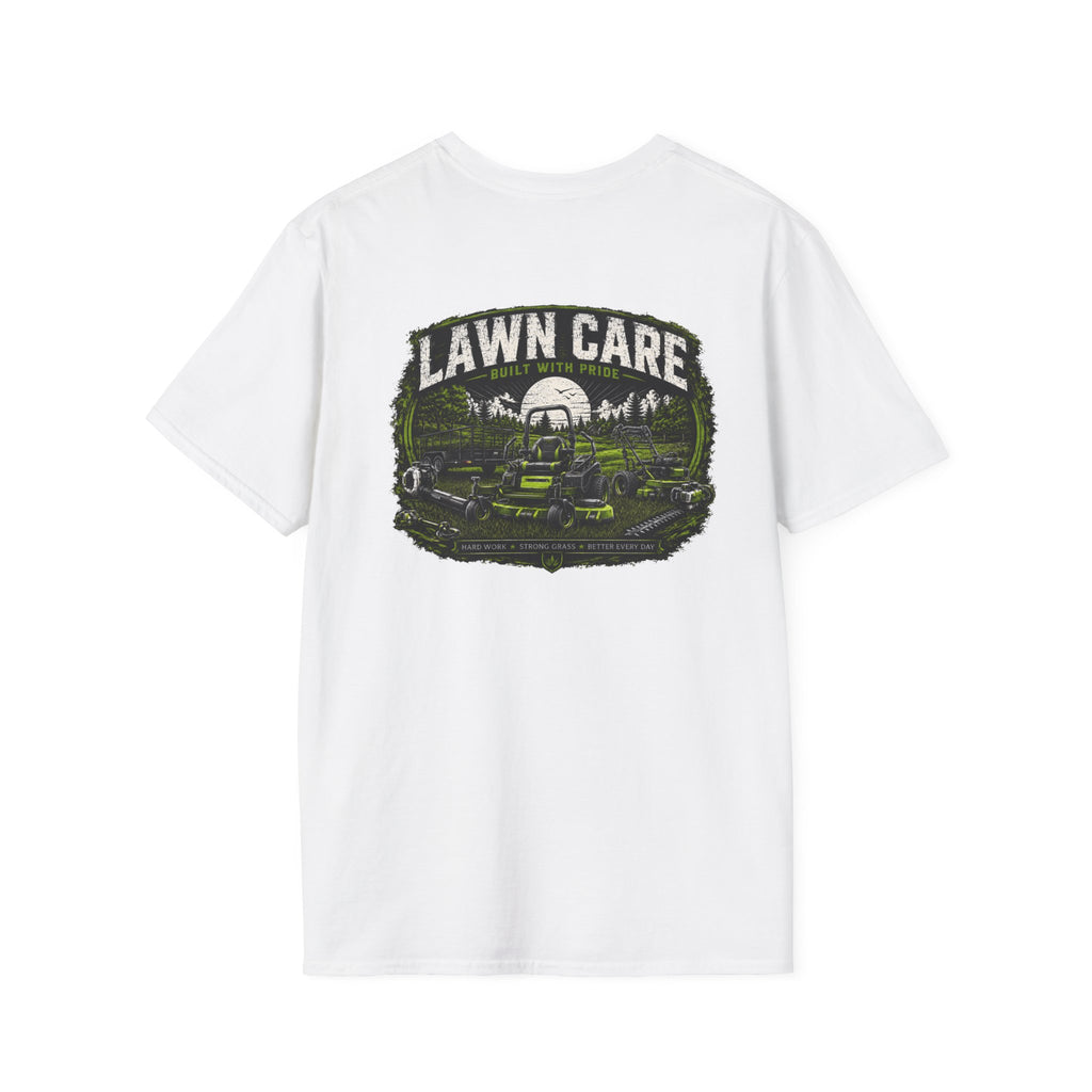 Lawn Care Built with Pride Tshirt
