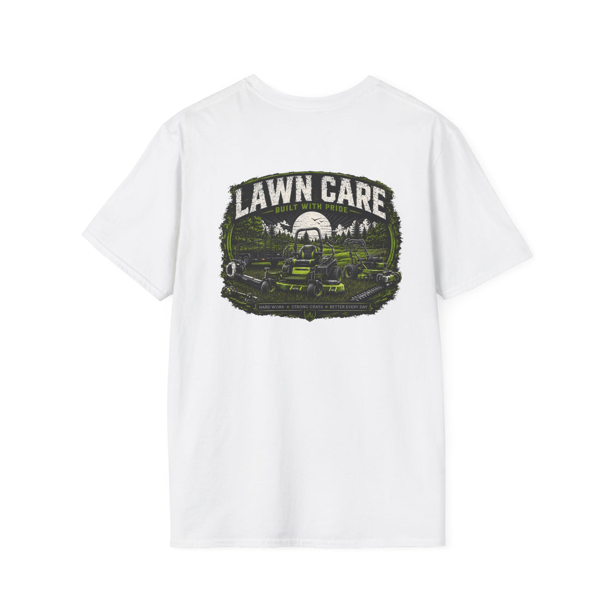 Lawn Care Built with Pride Tshirt
